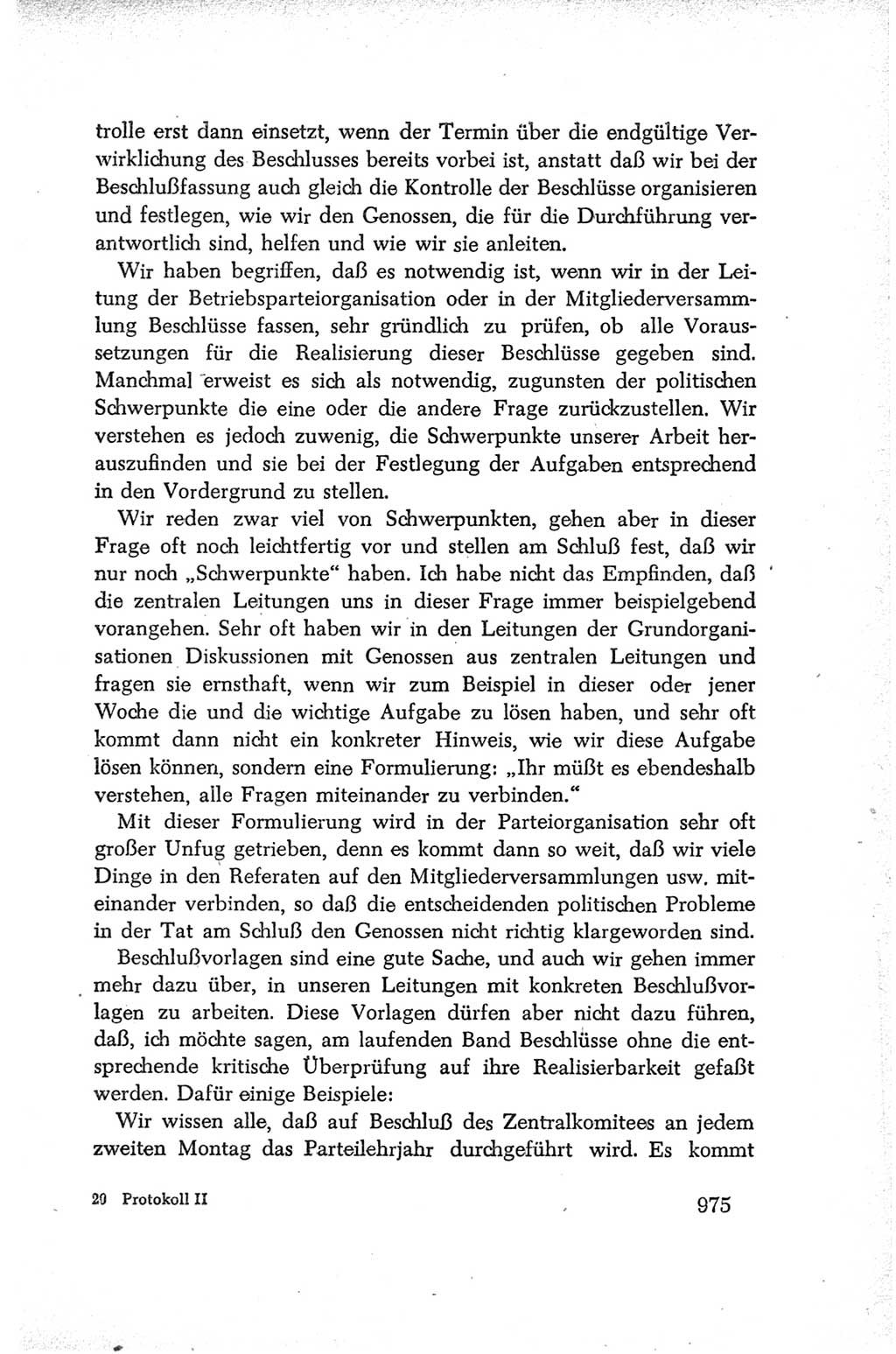 Protokoll der Verhandlungen des Ⅳ. Parteitages der Sozialistischen Einheitspartei Deutschlands (SED) [Deutsche Demokratische Republik (DDR)] 1954, Seite 975