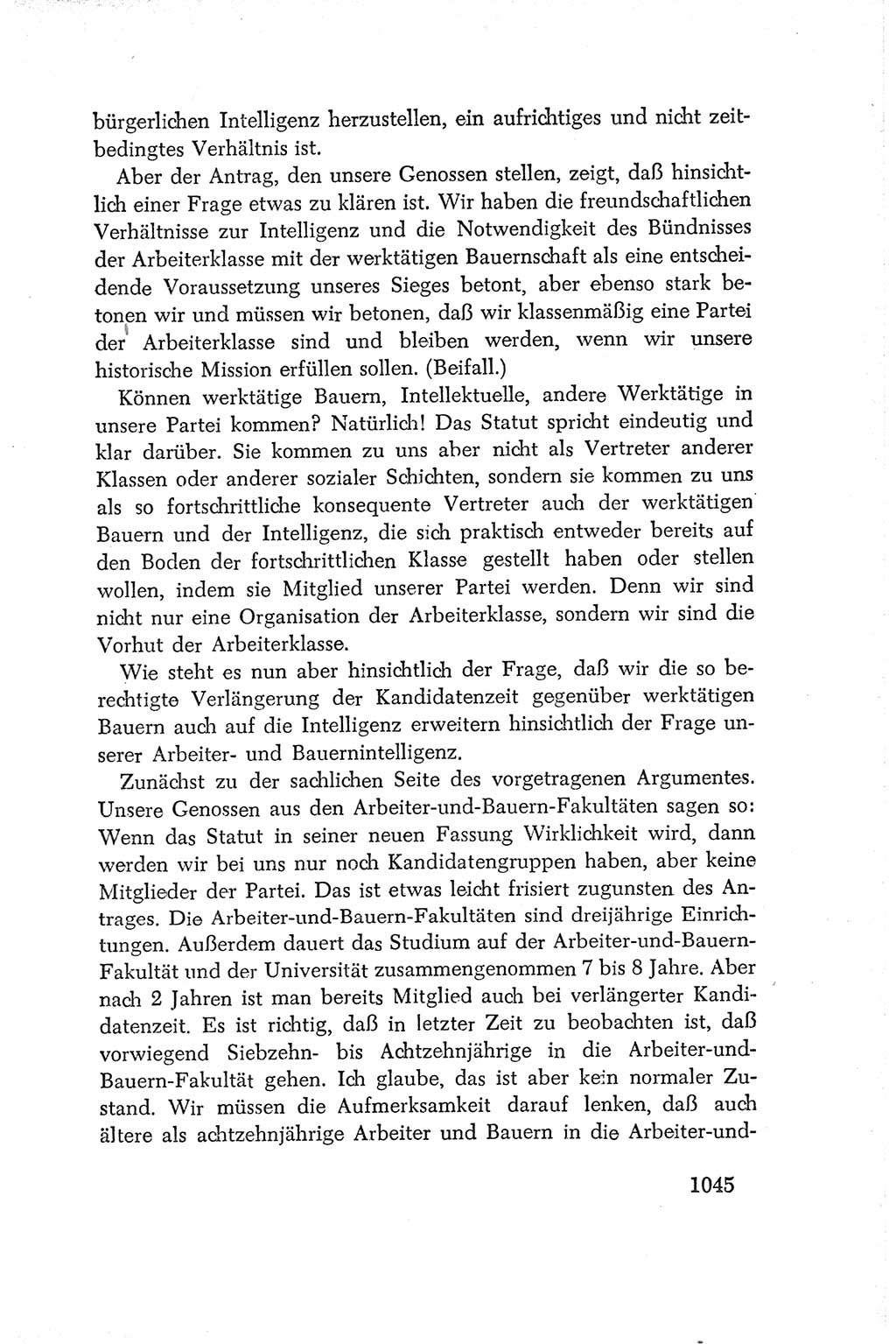 Protokoll der Verhandlungen des Ⅳ. Parteitages der Sozialistischen Einheitspartei Deutschlands (SED) [Deutsche Demokratische Republik (DDR)] 1954, Seite 1045