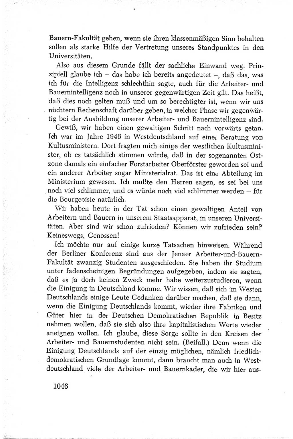 Protokoll der Verhandlungen des Ⅳ. Parteitages der Sozialistischen Einheitspartei Deutschlands (SED) [Deutsche Demokratische Republik (DDR)] 1954, Seite 1046