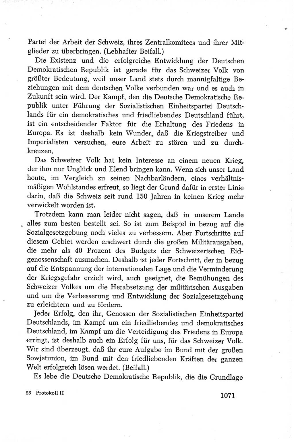 Protokoll der Verhandlungen des Ⅳ. Parteitages der Sozialistischen Einheitspartei Deutschlands (SED) [Deutsche Demokratische Republik (DDR)] 1954, Seite 1071