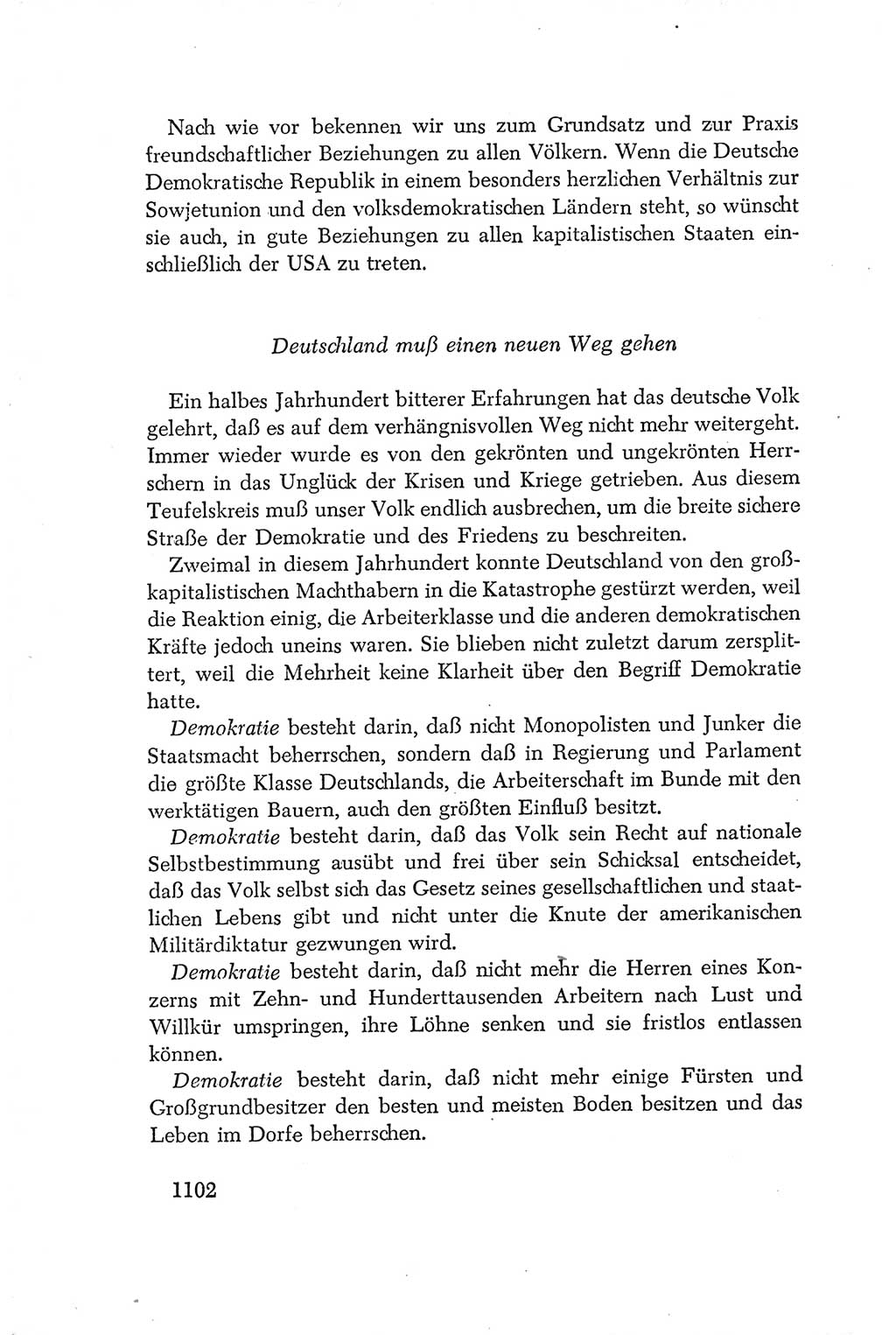 Protokoll der Verhandlungen des Ⅳ. Parteitages der Sozialistischen Einheitspartei Deutschlands (SED) [Deutsche Demokratische Republik (DDR)] 1954, Seite 1102