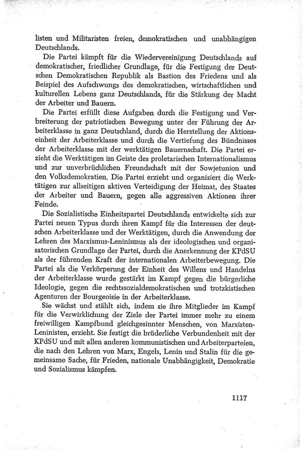 Protokoll der Verhandlungen des Ⅳ. Parteitages der Sozialistischen Einheitspartei Deutschlands (SED) [Deutsche Demokratische Republik (DDR)] 1954, Seite 1117