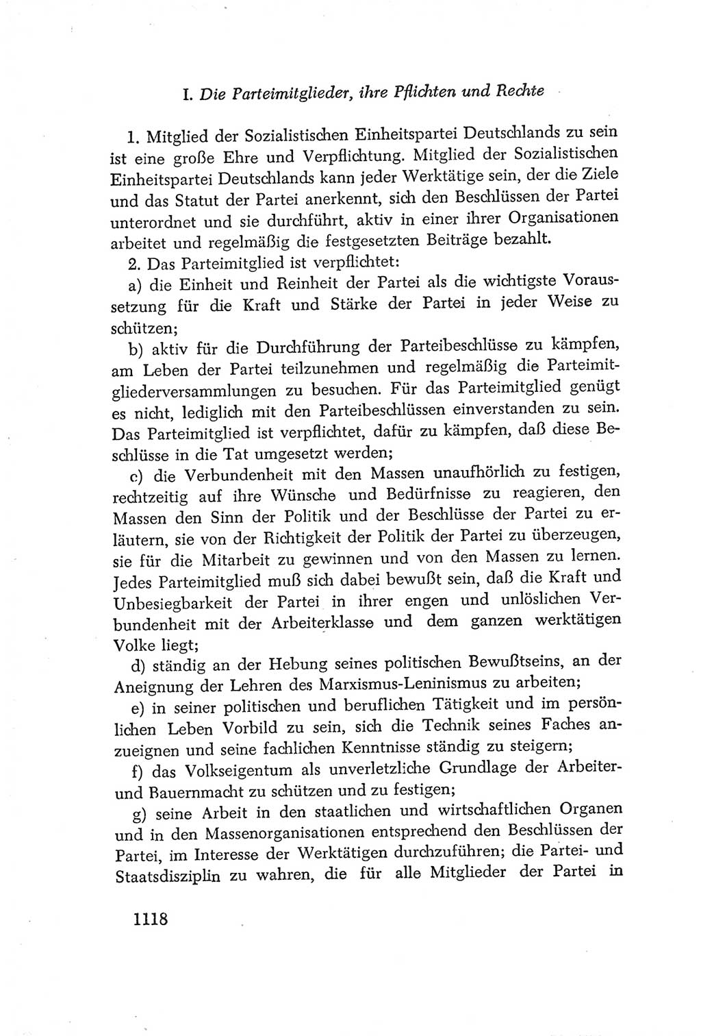Protokoll der Verhandlungen des Ⅳ. Parteitages der Sozialistischen Einheitspartei Deutschlands (SED) [Deutsche Demokratische Republik (DDR)] 1954, Seite 1118