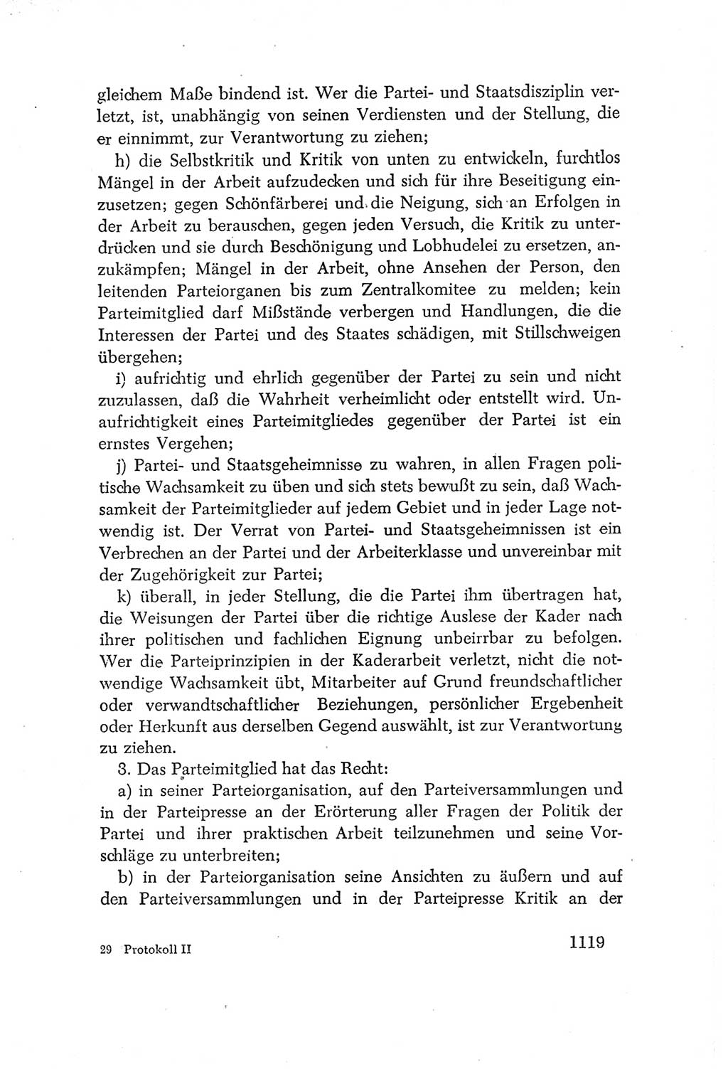 Protokoll der Verhandlungen des Ⅳ. Parteitages der Sozialistischen Einheitspartei Deutschlands (SED) [Deutsche Demokratische Republik (DDR)] 1954, Seite 1119