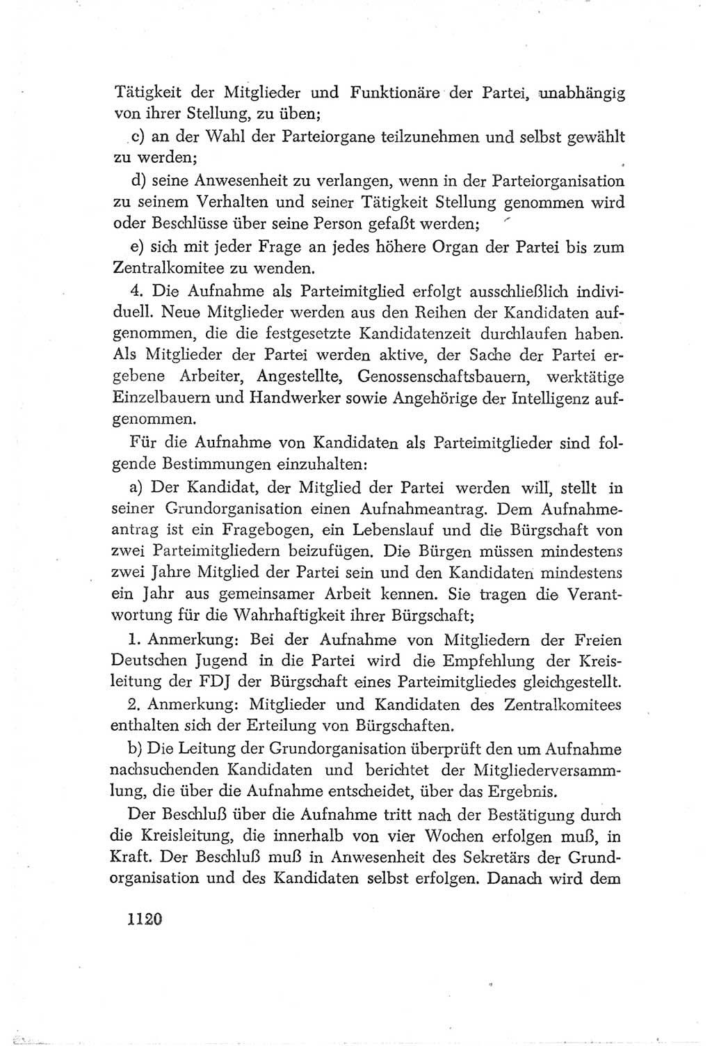 Protokoll der Verhandlungen des Ⅳ. Parteitages der Sozialistischen Einheitspartei Deutschlands (SED) [Deutsche Demokratische Republik (DDR)] 1954, Seite 1120