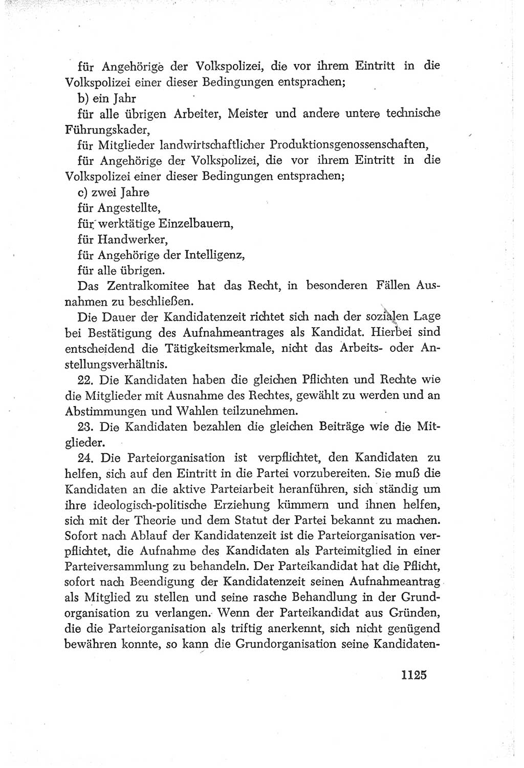Protokoll der Verhandlungen des Ⅳ. Parteitages der Sozialistischen Einheitspartei Deutschlands (SED) [Deutsche Demokratische Republik (DDR)] 1954, Seite 1125
