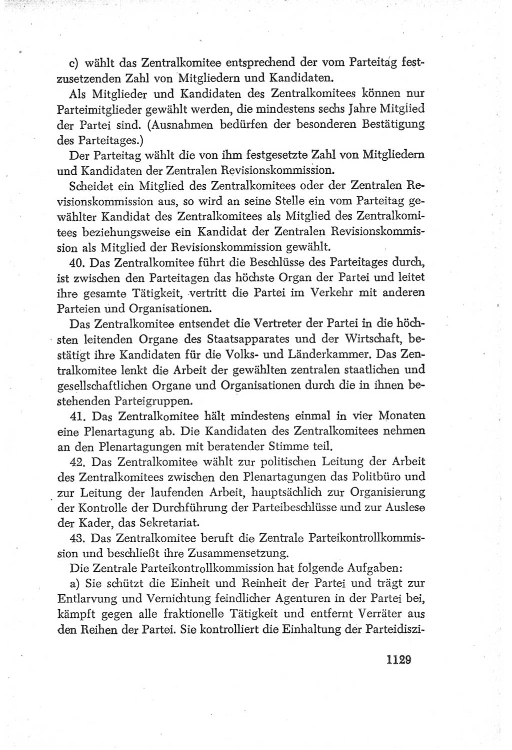 Protokoll der Verhandlungen des Ⅳ. Parteitages der Sozialistischen Einheitspartei Deutschlands (SED) [Deutsche Demokratische Republik (DDR)] 1954, Seite 1129