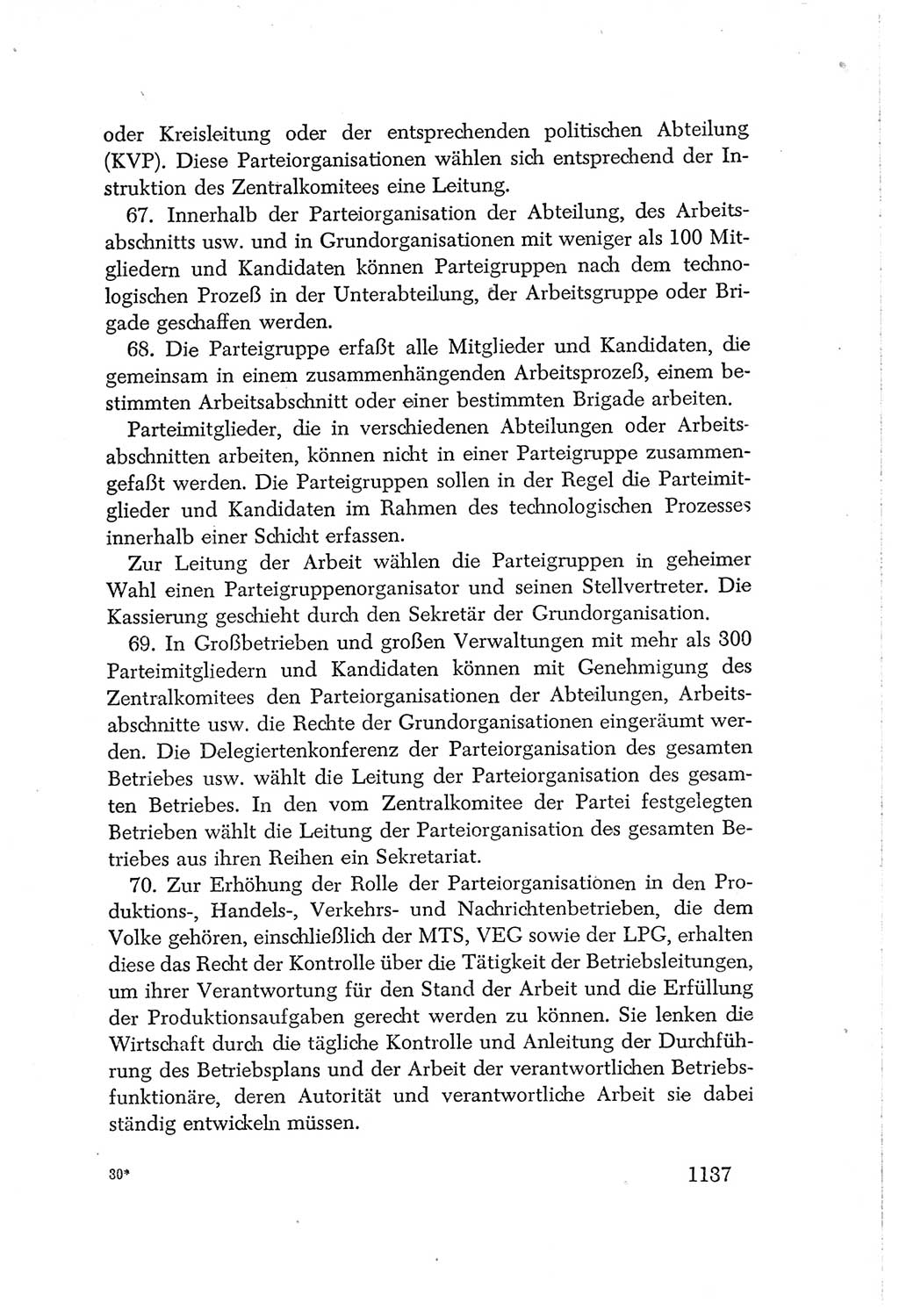 Protokoll der Verhandlungen des Ⅳ. Parteitages der Sozialistischen Einheitspartei Deutschlands (SED) [Deutsche Demokratische Republik (DDR)] 1954, Seite 1137
