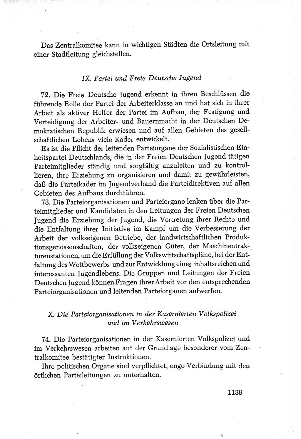 Protokoll der Verhandlungen des Ⅳ. Parteitages der Sozialistischen Einheitspartei Deutschlands (SED) [Deutsche Demokratische Republik (DDR)] 1954, Seite 1139