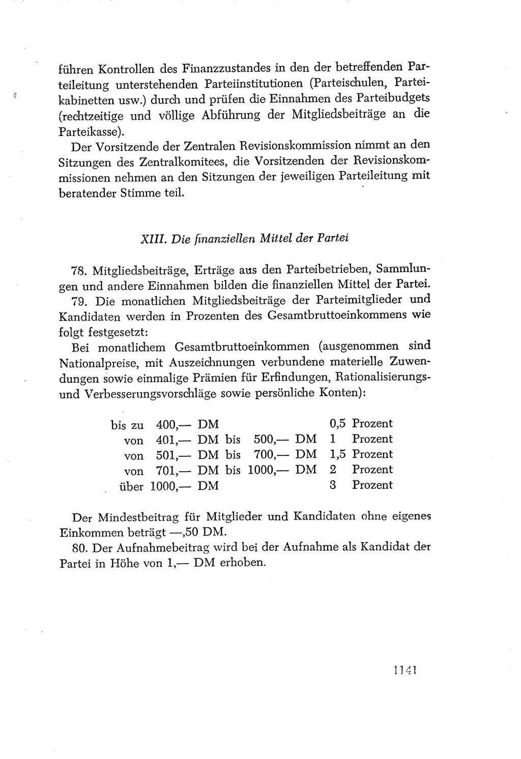 Protokoll der Verhandlungen des Ⅳ. Parteitages der Sozialistischen Einheitspartei Deutschlands (SED) [Deutsche Demokratische Republik (DDR)] 1954, Seite 1141