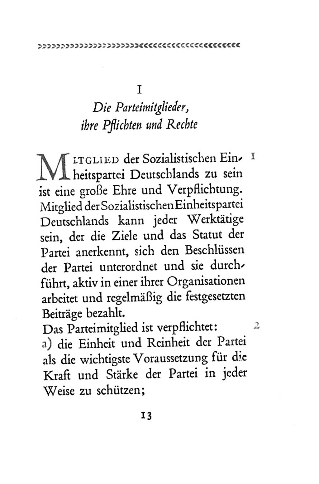 Statut der Sozialistischen Einheitspartei Deutschlands (SED) 1954, Seite 13