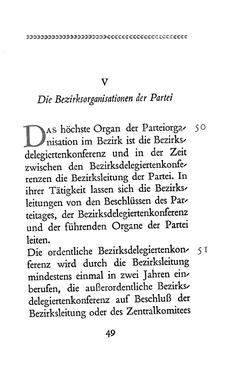 Statut der Sozialistischen Einheitspartei Deutschlands (SED) 1954, Seite 49