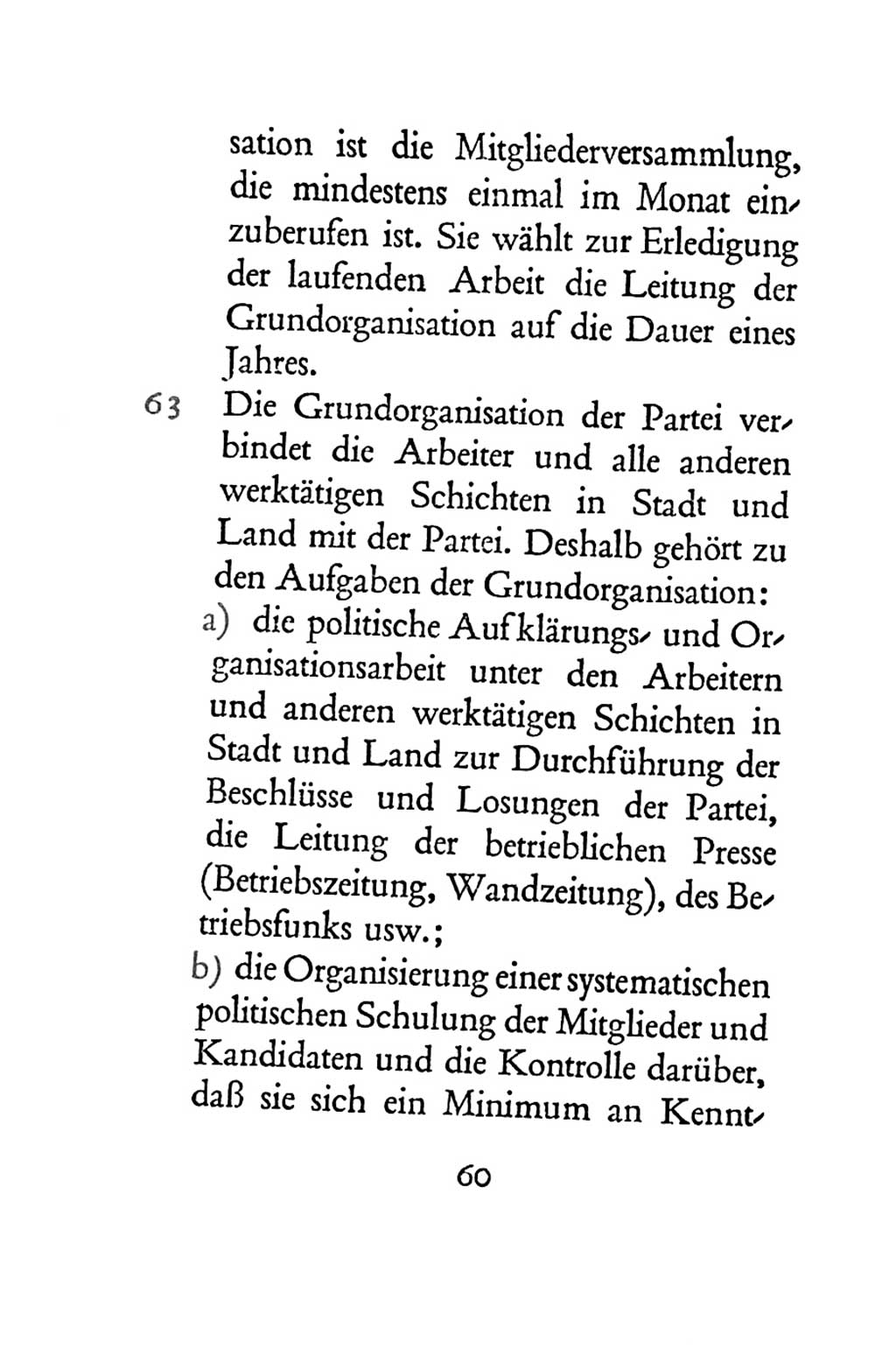 Statut der Sozialistischen Einheitspartei Deutschlands (SED) 1954, Seite 60