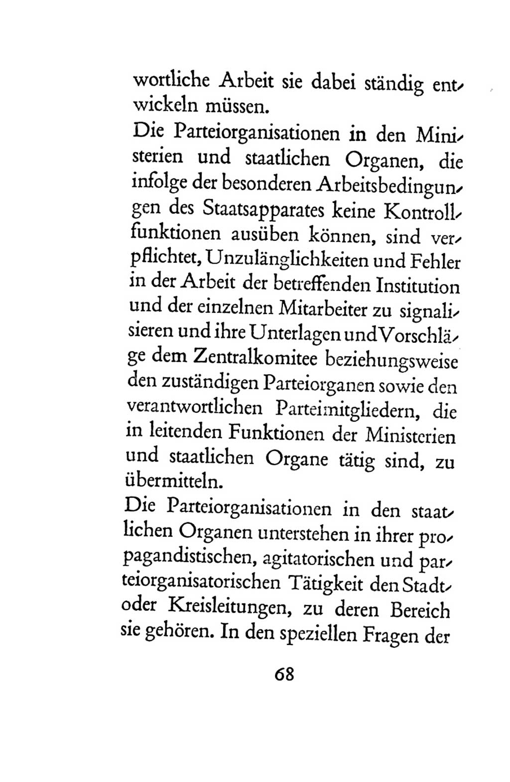 Statut der Sozialistischen Einheitspartei Deutschlands (SED) 1954, Seite 68