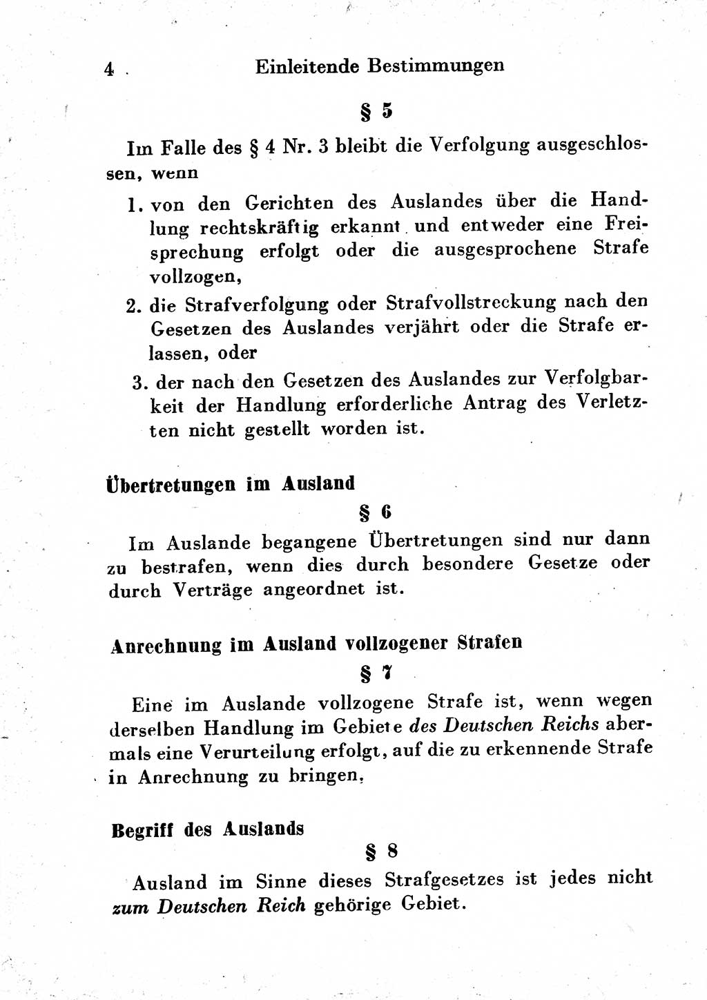 Strafgesetzbuch (StGB) und andere Strafgesetze [Deutsche Demokratische Republik (DDR)] 1954, Seite 4 (StGB Strafges. DDR 1954, S. 4)