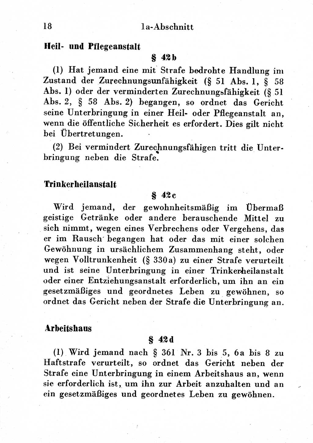 Strafgesetzbuch (StGB) und andere Strafgesetze [Deutsche Demokratische Republik (DDR)] 1954, Seite 18 (StGB Strafges. DDR 1954, S. 18)