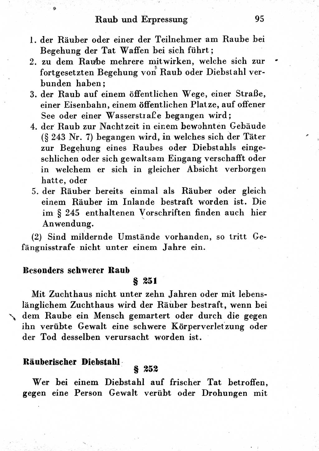 Strafgesetzbuch (StGB) und andere Strafgesetze [Deutsche Demokratische Republik (DDR)] 1954, Seite 95 (StGB Strafges. DDR 1954, S. 95)