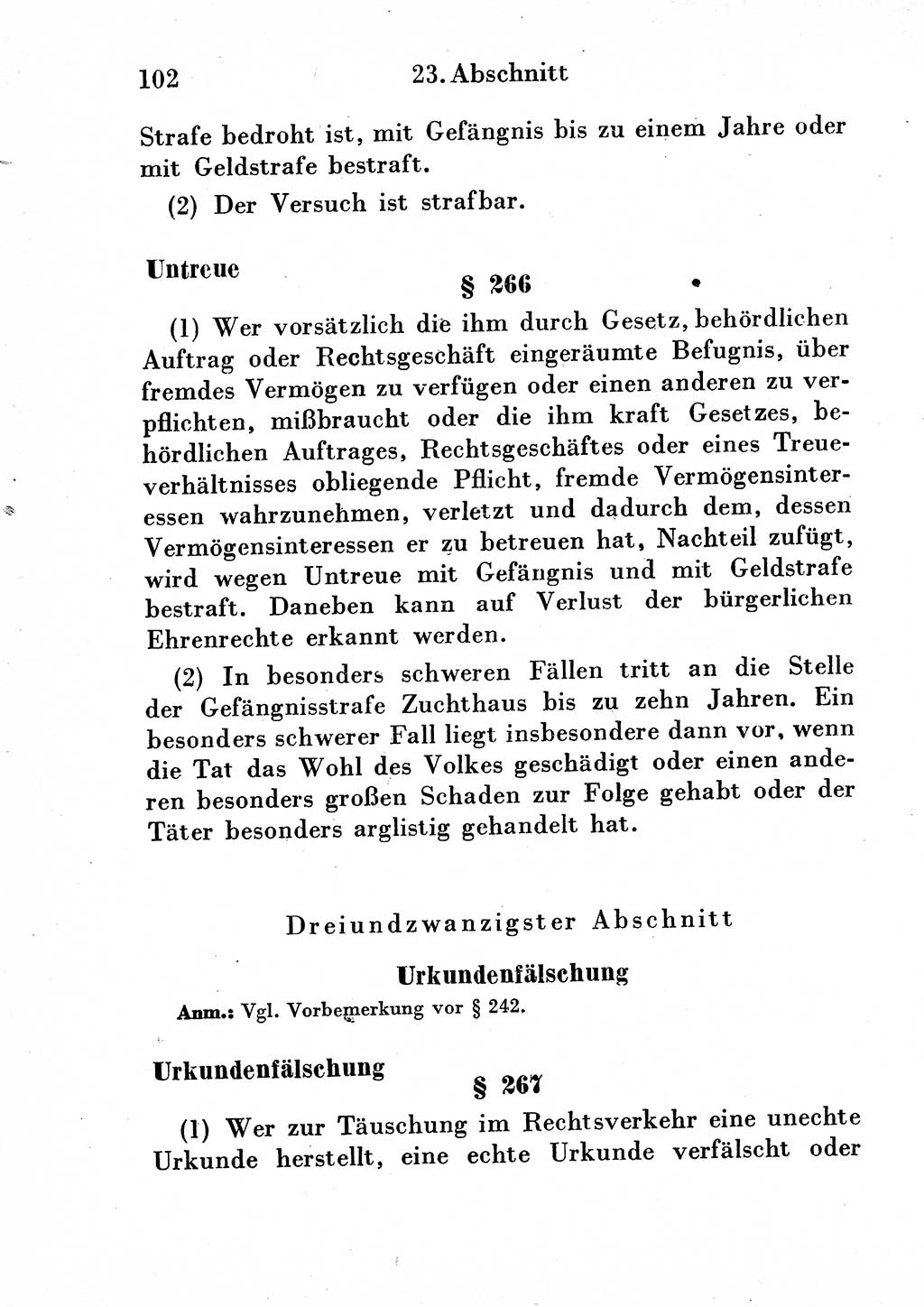 Strafgesetzbuch (StGB) und andere Strafgesetze [Deutsche Demokratische Republik (DDR)] 1954, Seite 102 (StGB Strafges. DDR 1954, S. 102)