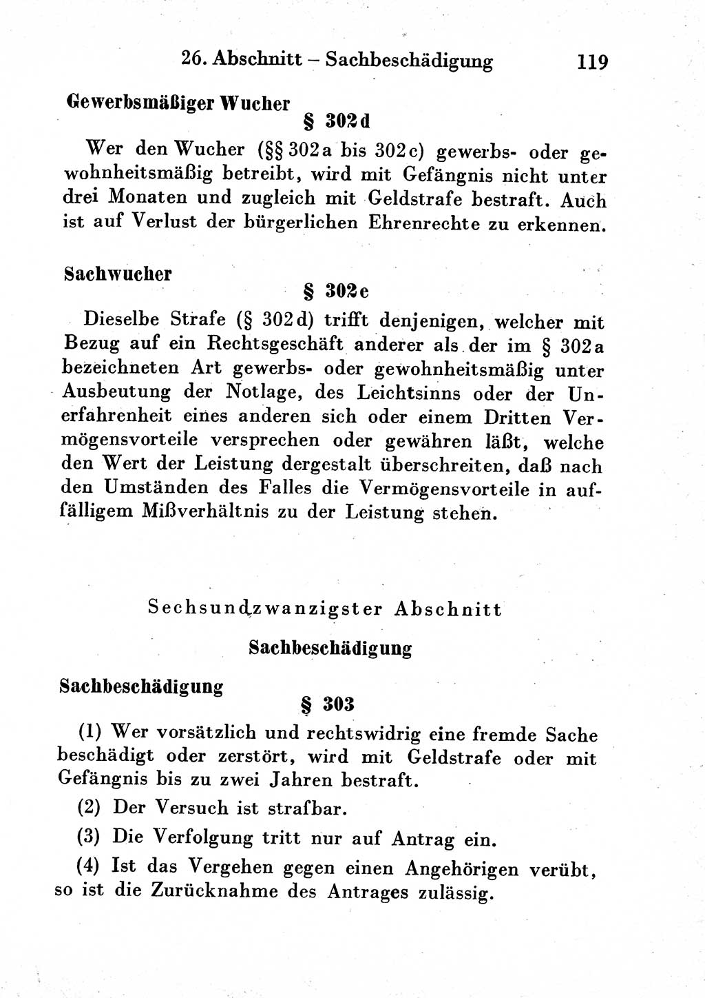 Strafgesetzbuch (StGB) und andere Strafgesetze [Deutsche Demokratische Republik (DDR)] 1954, Seite 119 (StGB Strafges. DDR 1954, S. 119)