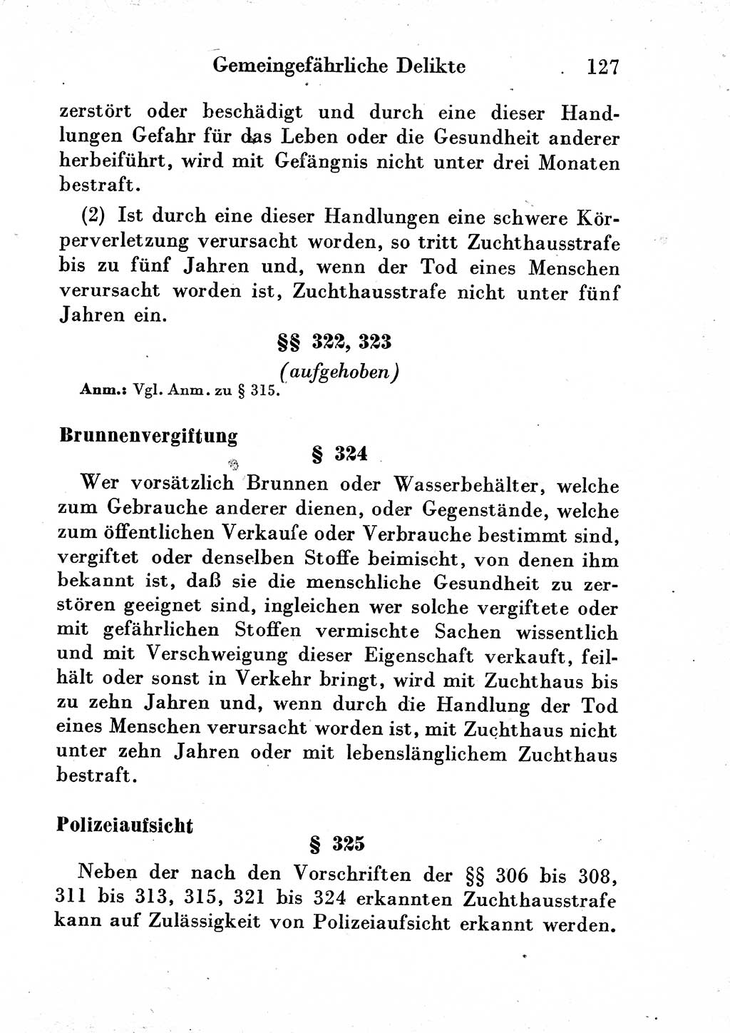 Strafgesetzbuch (StGB) und andere Strafgesetze [Deutsche Demokratische Republik (DDR)] 1954, Seite 127 (StGB Strafges. DDR 1954, S. 127)