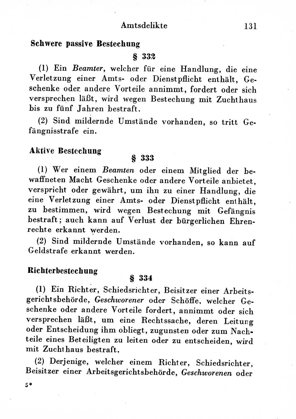Strafgesetzbuch (StGB) und andere Strafgesetze [Deutsche Demokratische Republik (DDR)] 1954, Seite 131 (StGB Strafges. DDR 1954, S. 131)