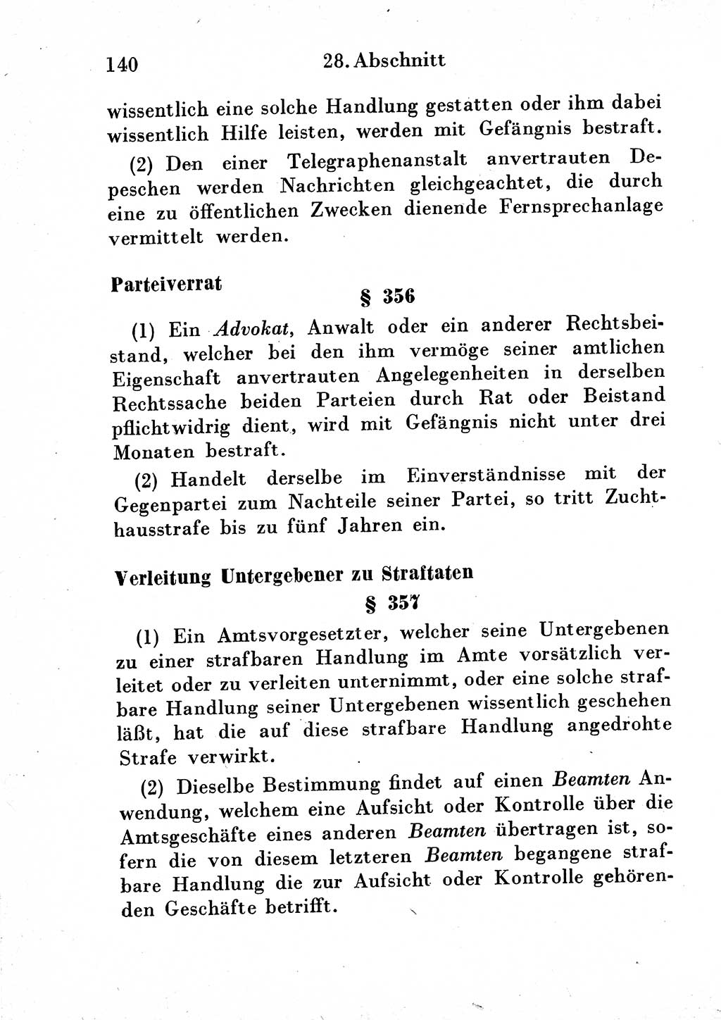 Strafgesetzbuch (StGB) und andere Strafgesetze [Deutsche Demokratische Republik (DDR)] 1954, Seite 140 (StGB Strafges. DDR 1954, S. 140)