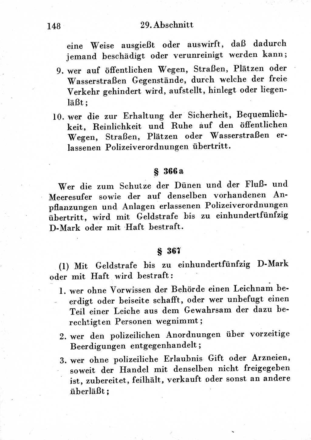 Strafgesetzbuch (StGB) und andere Strafgesetze [Deutsche Demokratische Republik (DDR)] 1954, Seite 148 (StGB Strafges. DDR 1954, S. 148)