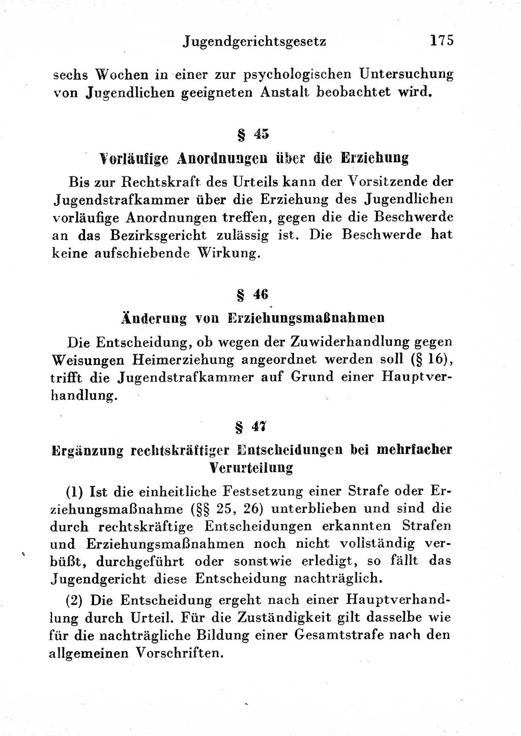 Strafgesetzbuch (StGB) und andere Strafgesetze [Deutsche Demokratische Republik (DDR)] 1954, Seite 175 (StGB Strafges. DDR 1954, S. 175)