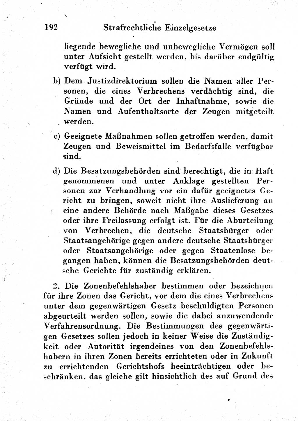 Strafgesetzbuch (StGB) und andere Strafgesetze [Deutsche Demokratische Republik (DDR)] 1954, Seite 192 (StGB Strafges. DDR 1954, S. 192)