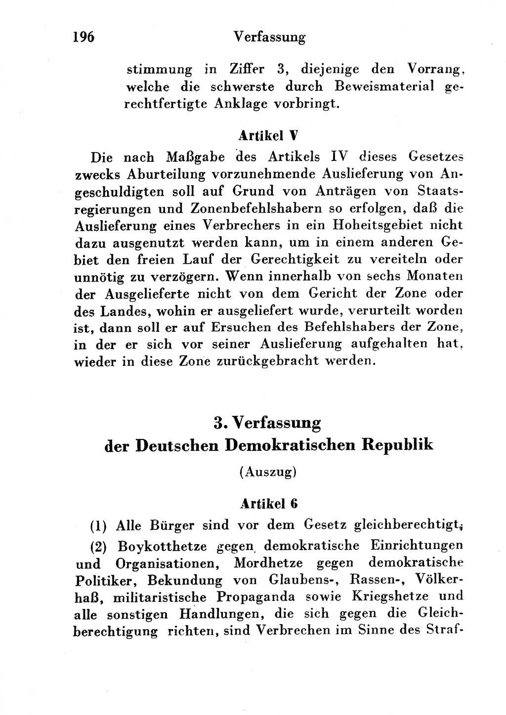 Strafgesetzbuch (StGB) und andere Strafgesetze [Deutsche Demokratische Republik (DDR)] 1954, Seite 196 (StGB Strafges. DDR 1954, S. 196)