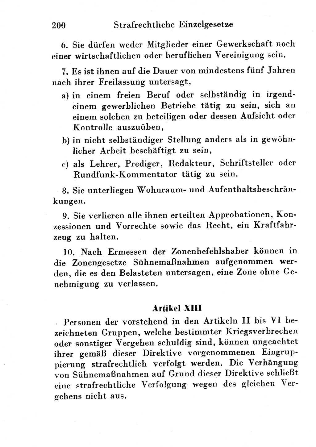 Strafgesetzbuch (StGB) und andere Strafgesetze [Deutsche Demokratische Republik (DDR)] 1954, Seite 200 (StGB Strafges. DDR 1954, S. 200)