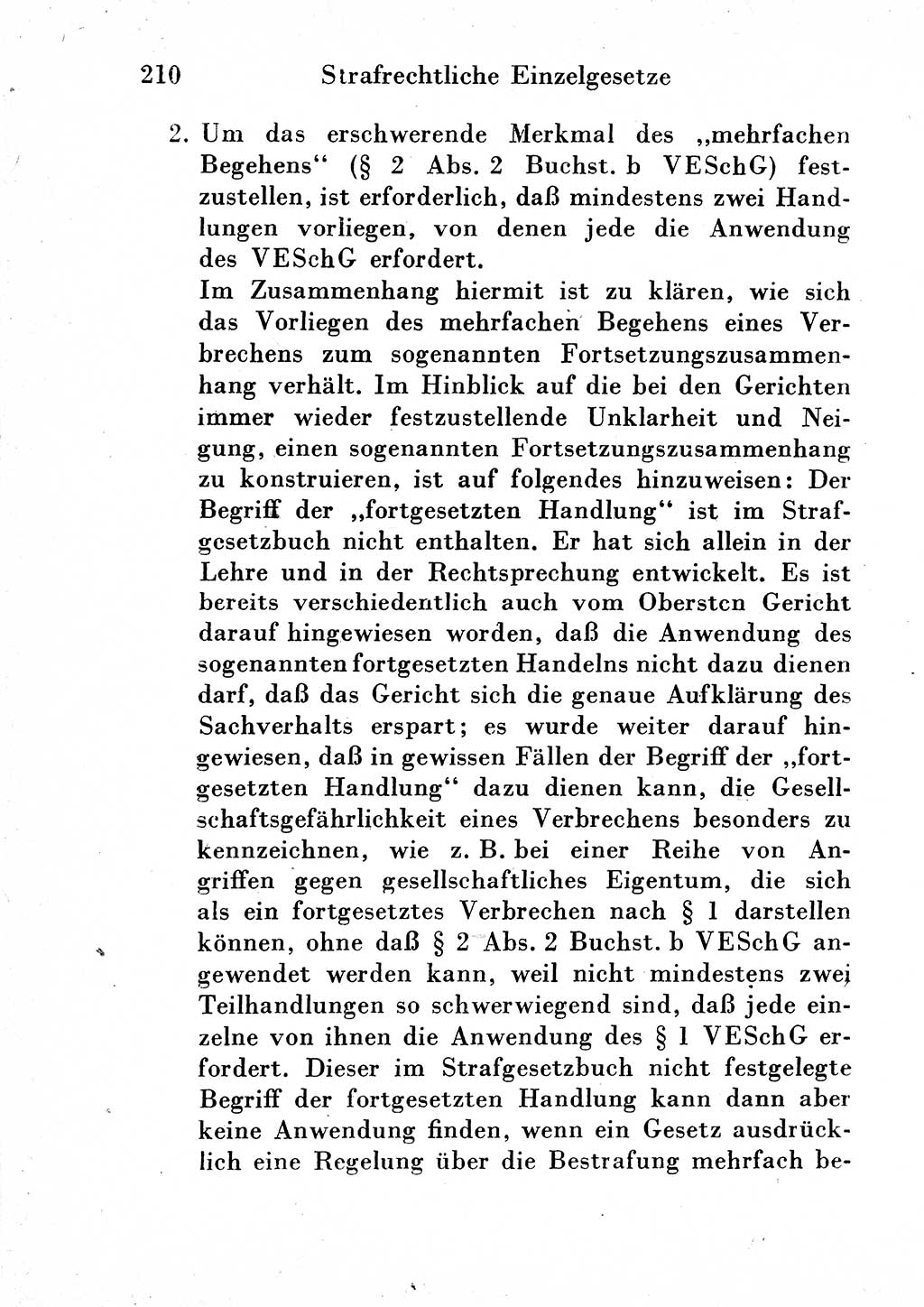 Strafgesetzbuch (StGB) und andere Strafgesetze [Deutsche Demokratische Republik (DDR)] 1954, Seite 210 (StGB Strafges. DDR 1954, S. 210)