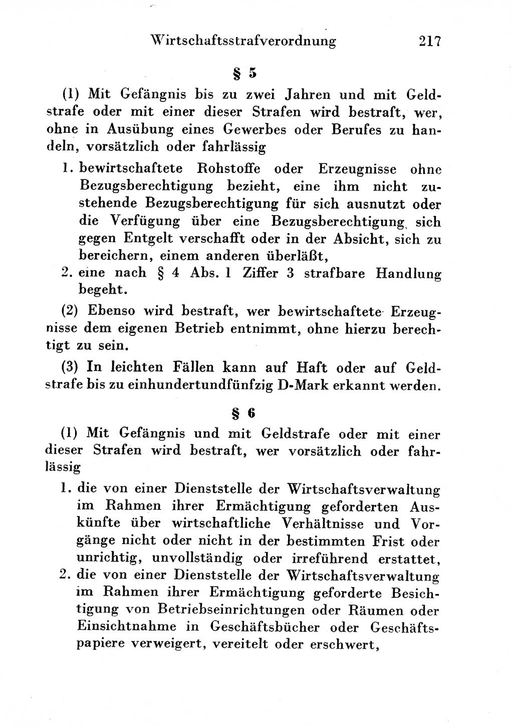 Strafgesetzbuch (StGB) und andere Strafgesetze [Deutsche Demokratische Republik (DDR)] 1954, Seite 217 (StGB Strafges. DDR 1954, S. 217)