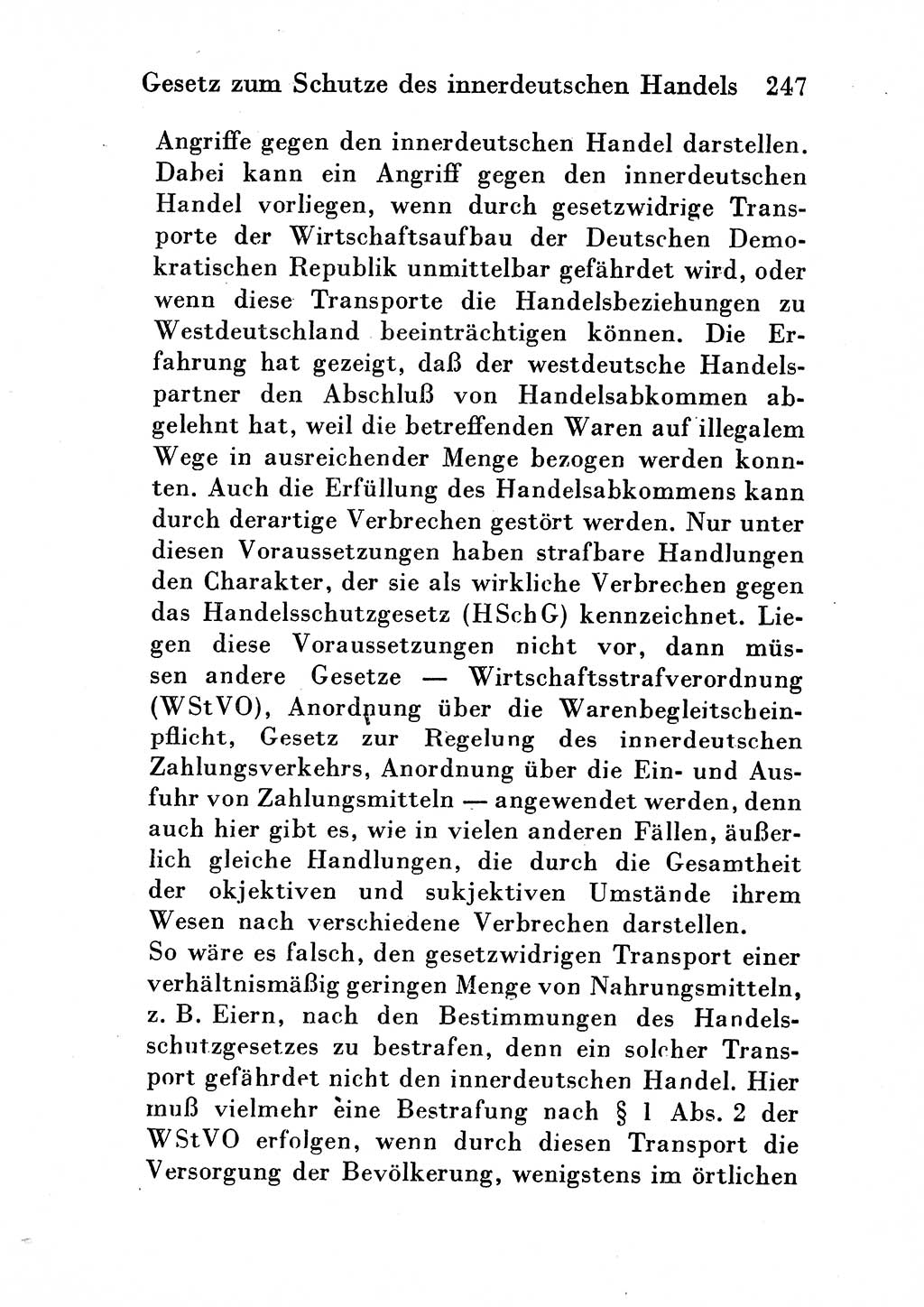 Strafgesetzbuch (StGB) und andere Strafgesetze [Deutsche Demokratische Republik (DDR)] 1954, Seite 247 (StGB Strafges. DDR 1954, S. 247)