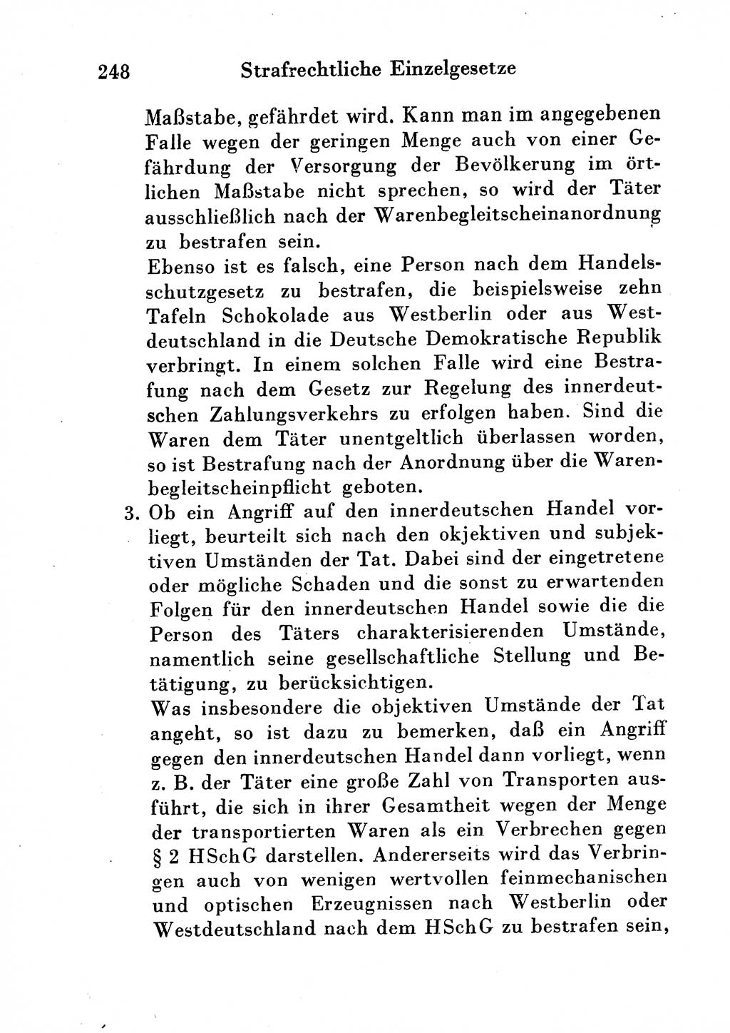 Strafgesetzbuch (StGB) und andere Strafgesetze [Deutsche Demokratische Republik (DDR)] 1954, Seite 248 (StGB Strafges. DDR 1954, S. 248)