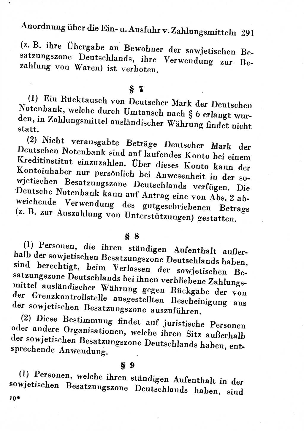 Strafgesetzbuch (StGB) und andere Strafgesetze [Deutsche Demokratische Republik (DDR)] 1954, Seite 291 (StGB Strafges. DDR 1954, S. 291)