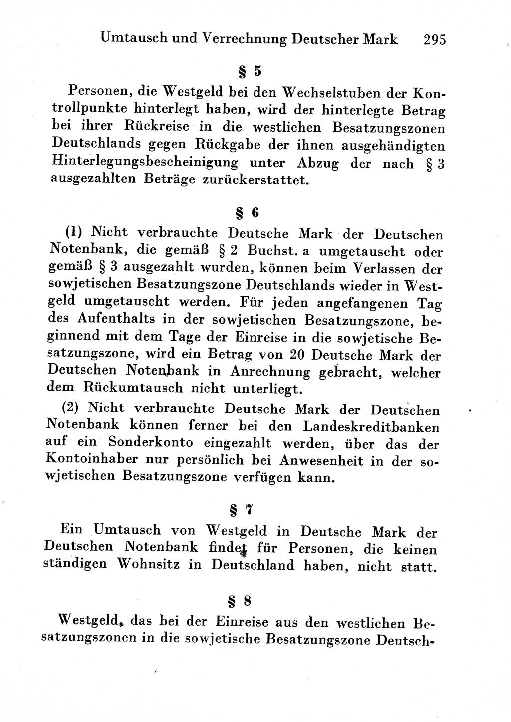 Strafgesetzbuch (StGB) und andere Strafgesetze [Deutsche Demokratische Republik (DDR)] 1954, Seite 295 (StGB Strafges. DDR 1954, S. 295)