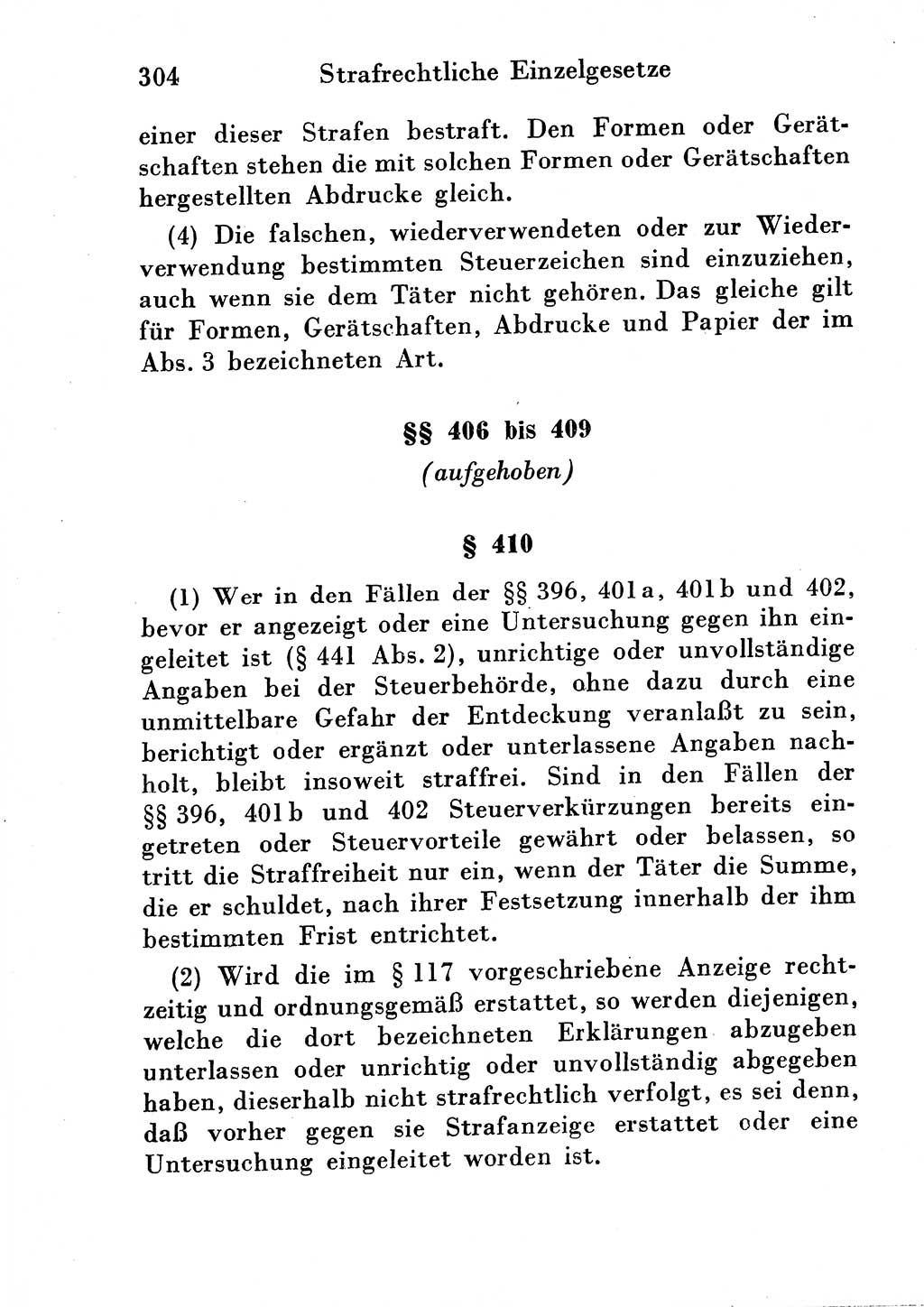 Strafgesetzbuch (StGB) und andere Strafgesetze [Deutsche Demokratische Republik (DDR)] 1954, Seite 304 (StGB Strafges. DDR 1954, S. 304)