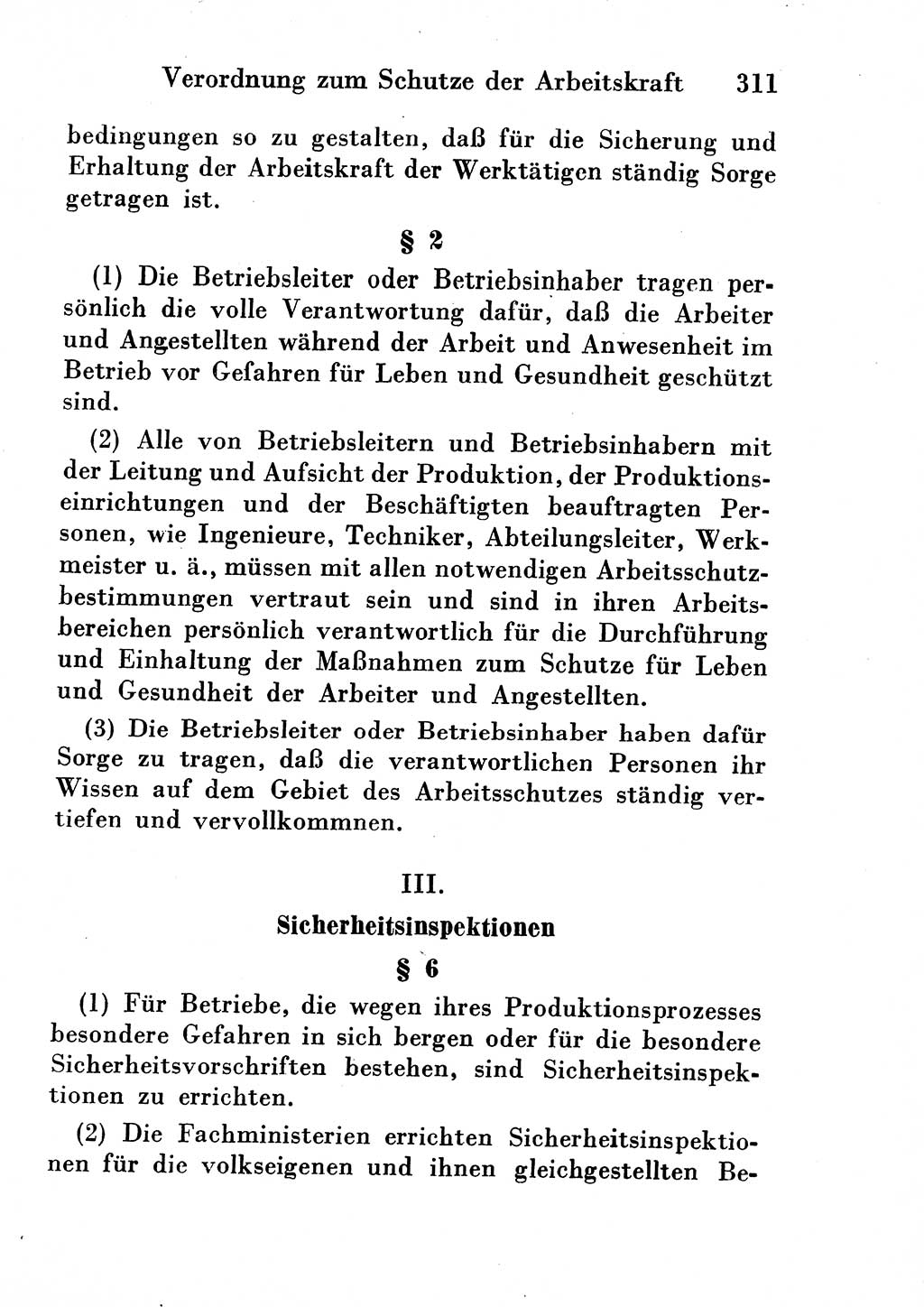 Strafgesetzbuch (StGB) und andere Strafgesetze [Deutsche Demokratische Republik (DDR)] 1954, Seite 311 (StGB Strafges. DDR 1954, S. 311)