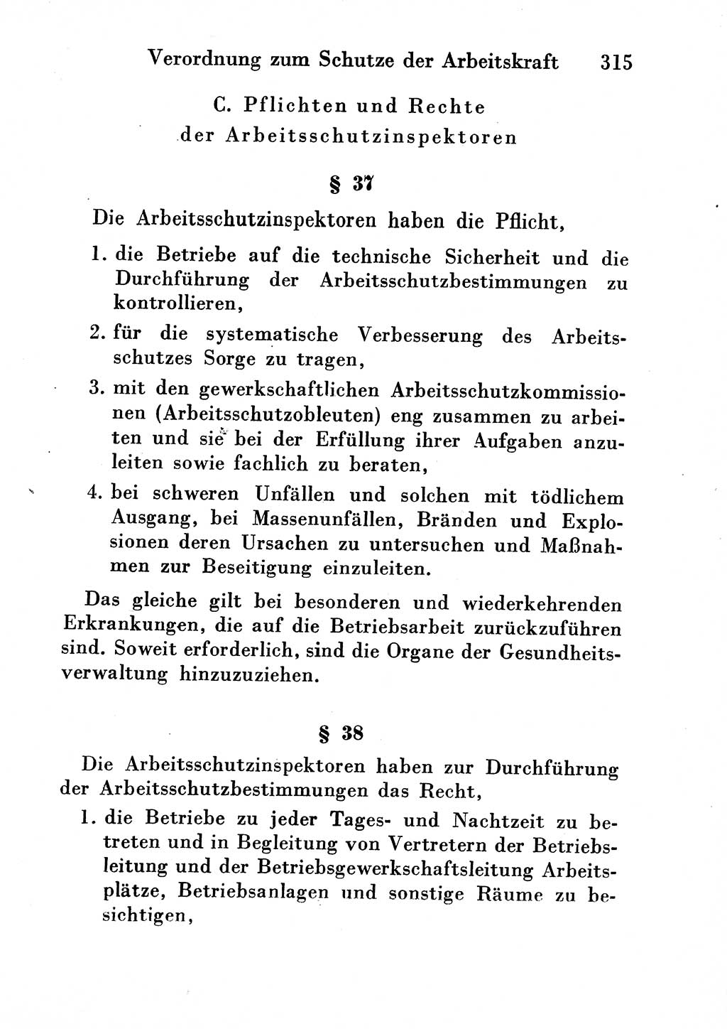 Strafgesetzbuch (StGB) und andere Strafgesetze [Deutsche Demokratische Republik (DDR)] 1954, Seite 315 (StGB Strafges. DDR 1954, S. 315)