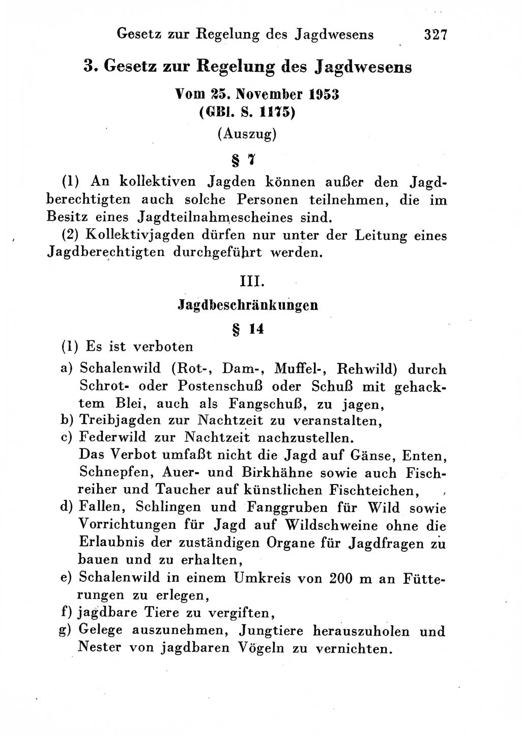 Strafgesetzbuch (StGB) und andere Strafgesetze [Deutsche Demokratische Republik (DDR)] 1954, Seite 327 (StGB Strafges. DDR 1954, S. 327)