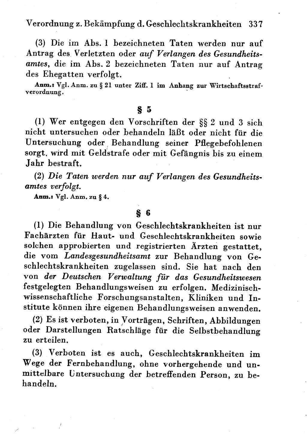 Strafgesetzbuch (StGB) und andere Strafgesetze [Deutsche Demokratische Republik (DDR)] 1954, Seite 337 (StGB Strafges. DDR 1954, S. 337)