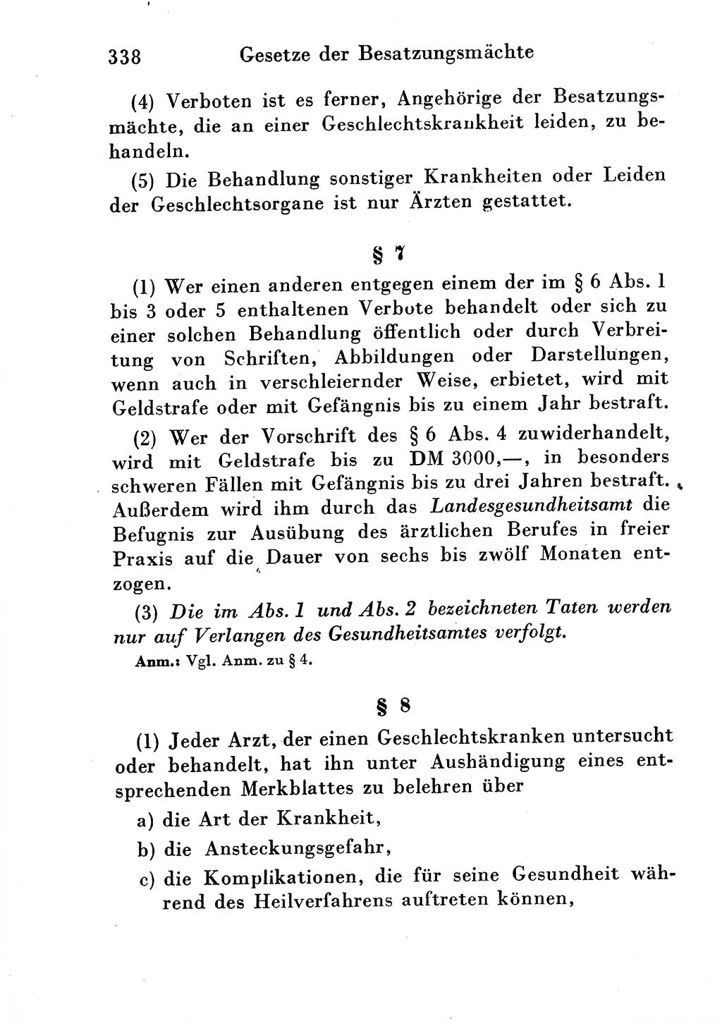 Strafgesetzbuch (StGB) und andere Strafgesetze [Deutsche Demokratische Republik (DDR)] 1954, Seite 338 (StGB Strafges. DDR 1954, S. 338)