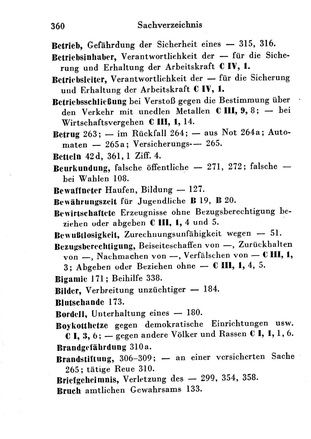 Strafgesetzbuch (StGB) und andere Strafgesetze [Deutsche Demokratische Republik (DDR)] 1954, Seite 360 (StGB Strafges. DDR 1954, S. 360)