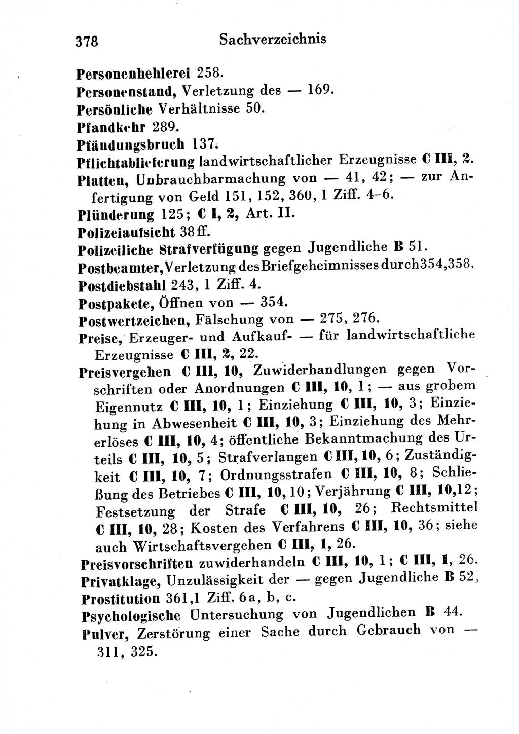 Strafgesetzbuch (StGB) und andere Strafgesetze [Deutsche Demokratische Republik (DDR)] 1954, Seite 378 (StGB Strafges. DDR 1954, S. 378)