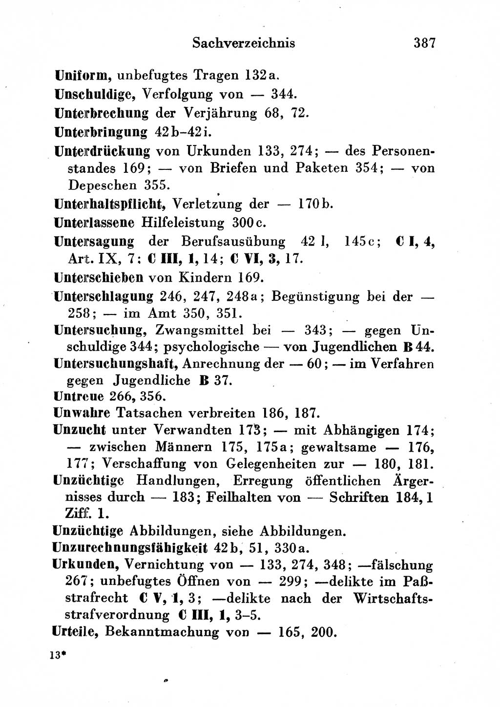Strafgesetzbuch (StGB) und andere Strafgesetze [Deutsche Demokratische Republik (DDR)] 1954, Seite 387 (StGB Strafges. DDR 1954, S. 387)