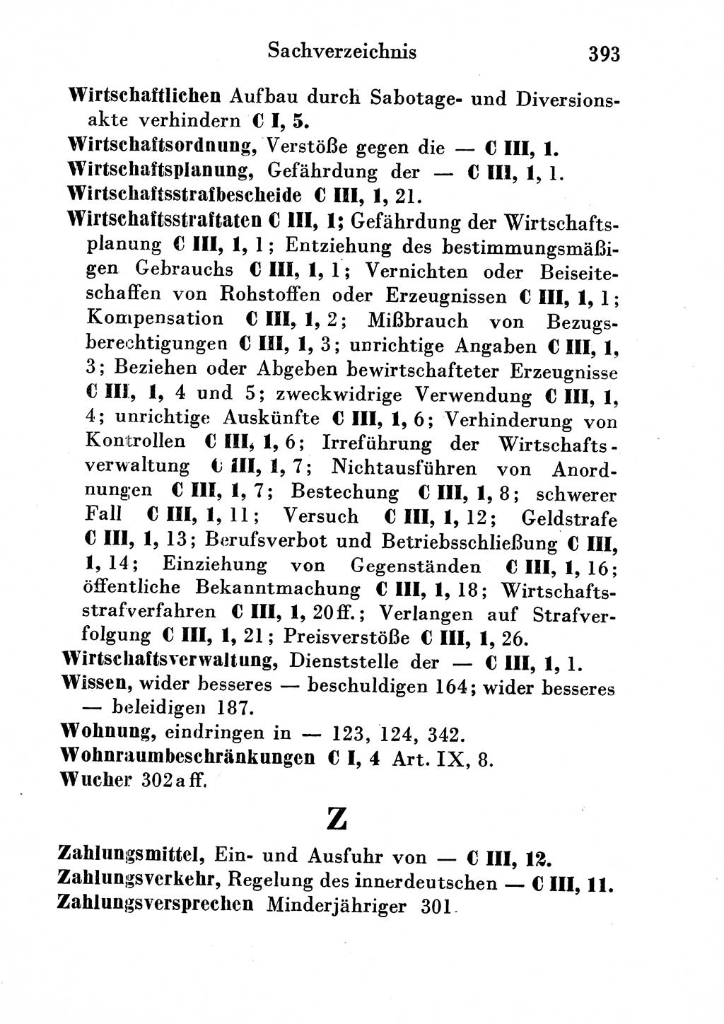 Strafgesetzbuch (StGB) und andere Strafgesetze [Deutsche Demokratische Republik (DDR)] 1954, Seite 393 (StGB Strafges. DDR 1954, S. 393)