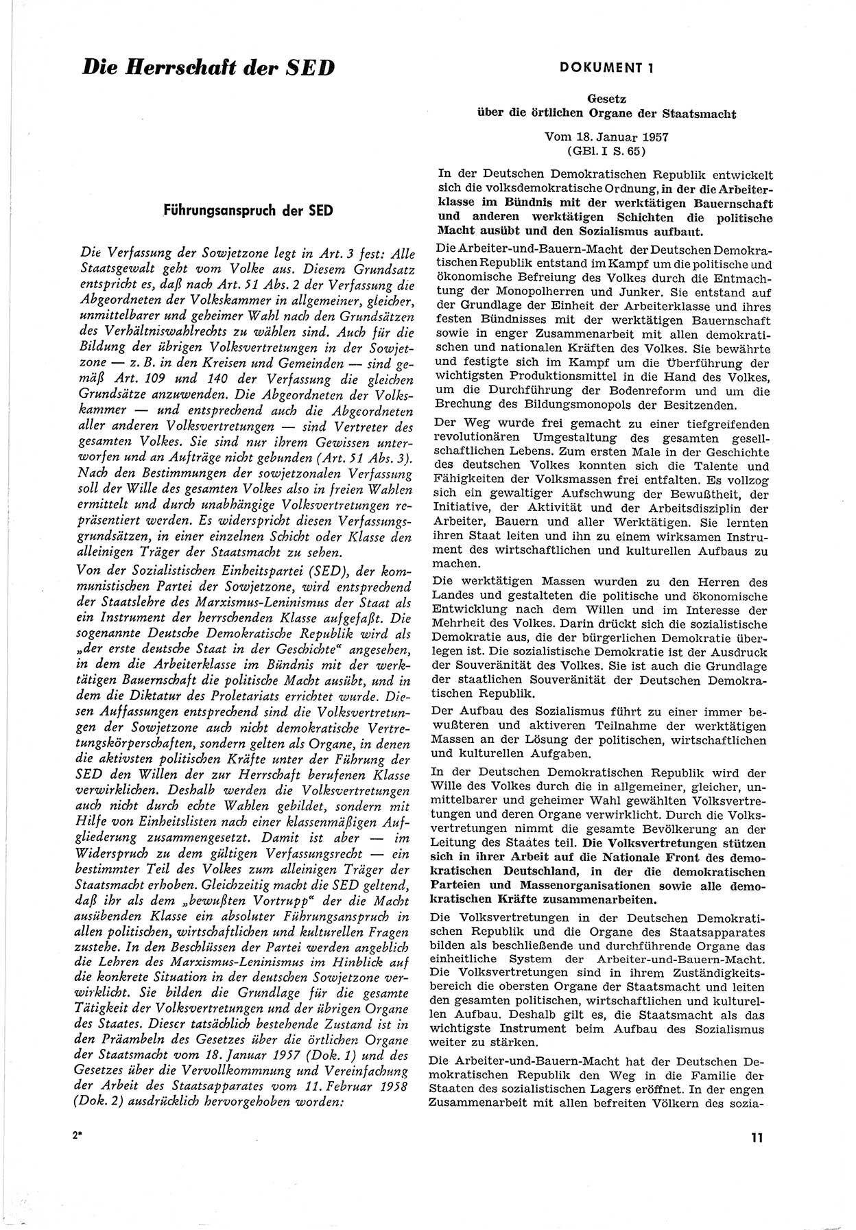 Unrecht als System, Dokumente über planmäßige Rechtsverletzungen in der Sowjetzone Deutschlands, zusammengestellt vom Untersuchungsausschuß Freiheitlicher Juristen (UFJ), Teil Ⅲ 1954-1958, herausgegeben vom Bundesministerium für gesamtdeutsche Fragen, Bonn 1958, Seite 11 (Unr. Syst. 1954-1958, S. 11)