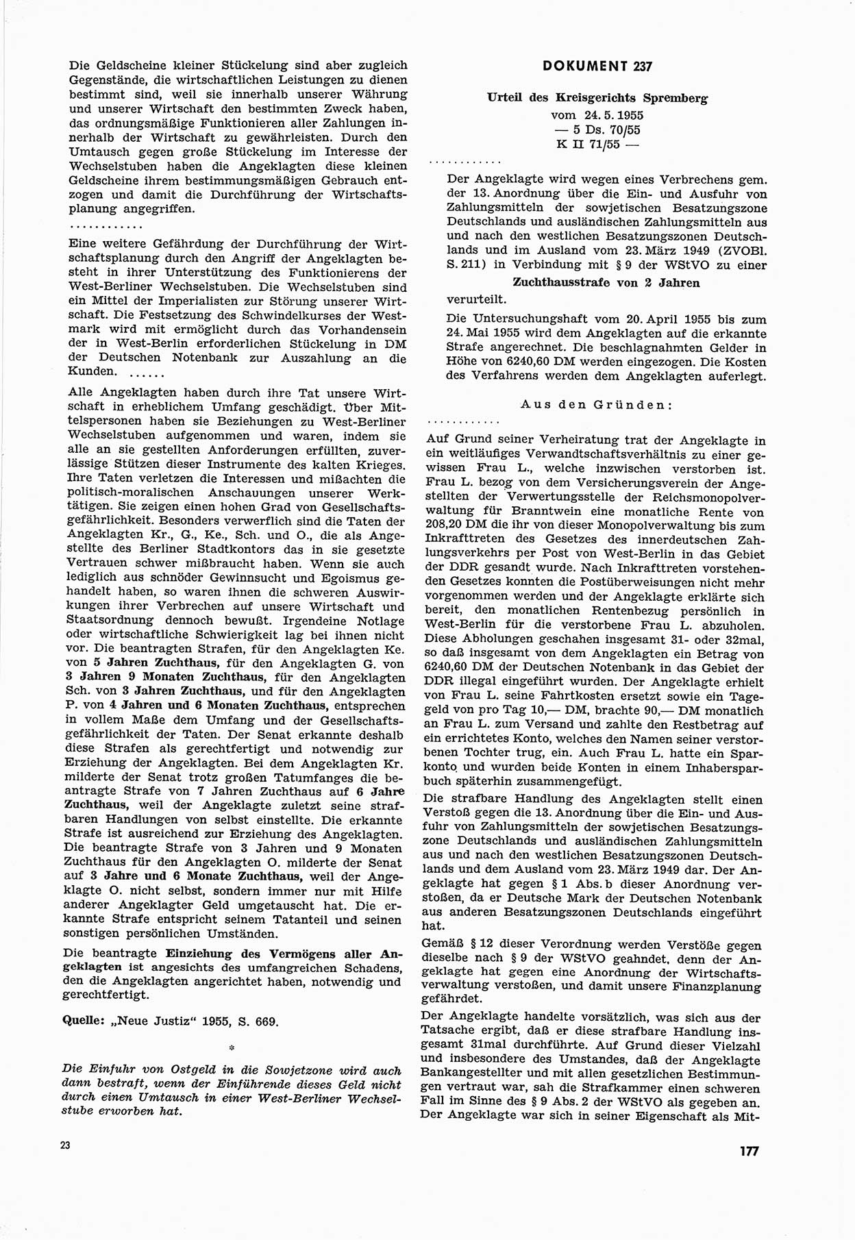 Unrecht als System, Dokumente über planmäßige Rechtsverletzungen in der Sowjetzone Deutschlands, zusammengestellt vom Untersuchungsausschuß Freiheitlicher Juristen (UFJ), Teil Ⅲ 1954-1958, herausgegeben vom Bundesministerium für gesamtdeutsche Fragen, Bonn 1958, Seite 177 (Unr. Syst. 1954-1958, S. 177)