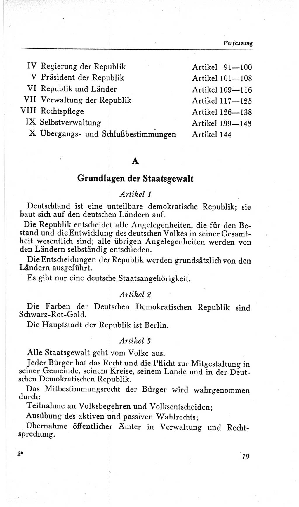 Handbuch der Volkskammer (VK) der Deutschen Demokratischen Republik (DDR), 2. Wahlperiode 1954-1958, Seite 19 (Hdb. VK. DDR, 2. WP. 1954-1958, S. 19)